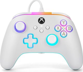Kabllo Powera XS Pad Kontroller Me I Bardhë