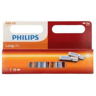 Philips LR03 Bateri AAA Longlife 12 Cop
