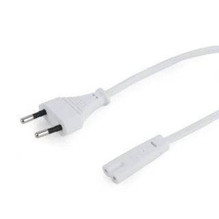 Gembird Power Cord PC-184 2 Pin Type-C To C7 1.8m White