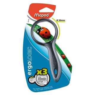 Maped 50 mm Lupë Zmadhuese Me Dorezë Të Rrumbullakët Me Diametër 50mm
