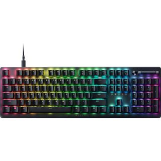 Razer V2 RZ03 DEATHSTALKER Low Profile Chroma RGB Clicky Optical Purple Switches US Layout Black -04501800-R3M1