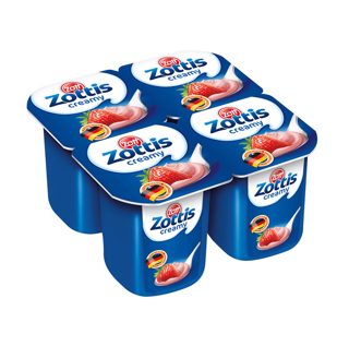 Zott creamy strawberry Zottis 115gr