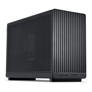 Lian Li DAN Case A3 Wood Edition G99.A3X-WDG.00 Micro ATX Mesh Steel Fabric NO Fans Included Black 00