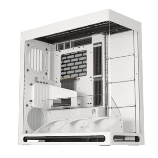 Case Havn HS-420 Vertical GPU Premium Midi Tower ATX NO Fans White HVN-CA-HS420-07