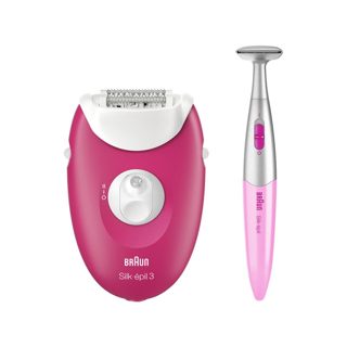 Braun Silk-épil 3 SE 3420 DEPILATOR BIKINI TRIMER RED LEG