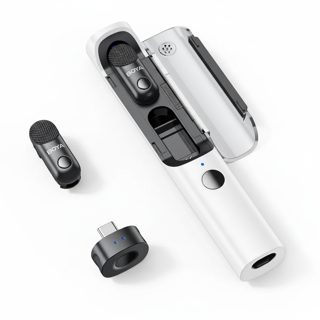Boya MAGIC-05 Microphone USB-C Jack Wireless 2x Mic Charging Black 3.5mm