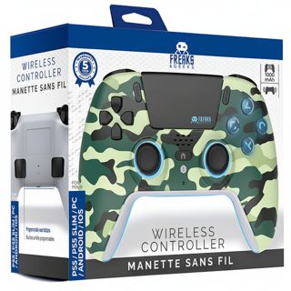 Controller Freaks And Geeks Wireless Green Camo LED