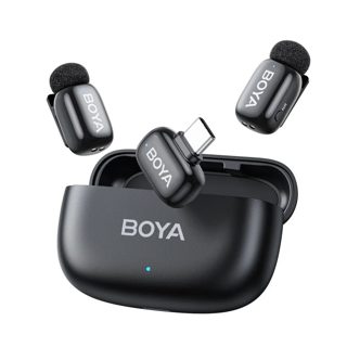Boya MINI-14 Microphone USB-C Wireless 2x Mic With Charging Black