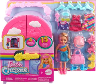 Barbie Chelsea Doll Doll Closet Toy Playset With Clothes Accessories Set