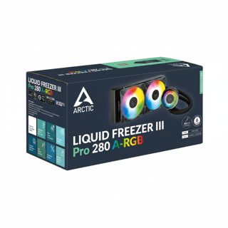 Creality ACFRE00183A Pro Cooler Arctic Liquid III 280 ARGB AIO Liquid Cooler With 2x Black 2x140mm 140mm