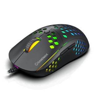 Gamemax MOUSE-6400 MG8 Gaming DPI Honeycomb Ultraweave PTFE Ambidextrous Black