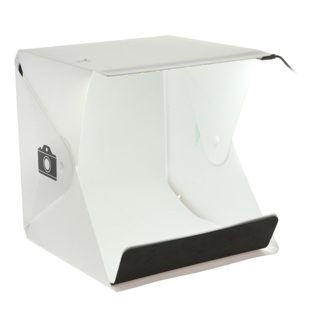 Hapësirë fotografimi LED, portë USB, 22.5×23×24 cm