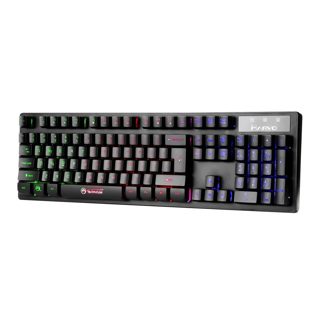 Marvo K616A Gaming 104 Keys Rainbow RGB Anti-Ghosting USB Black