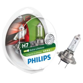 Philips H7 S2 Llampa Longlife Ecovision -12972 Lleco 55W 12V