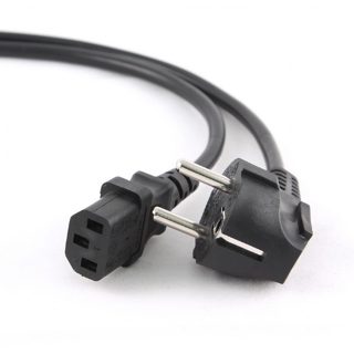 Gembird PC-186 Power Cord Schuko Type-F To 1.8m Black C13 C14