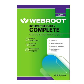 Webroot Internet Security Complete 3-5 Devices 1Y