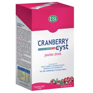 Esi Cranberry Cyst Bustinë Suplement Diuretik Me Boronicë