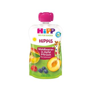 Hipp iS fruta pylli, mollë dhe pjeshkë