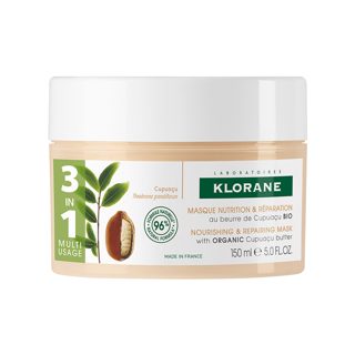 Klorane Maskë me Cupuaçu për flokë të thatë dhe të dëmtuar