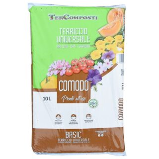 Ambjent Të Jashtëm THES/10 Humus TerComposti Universal Për Substrat Për Bimë Dhe Lule Dhe Mbi Gjitha Për Perime 10L