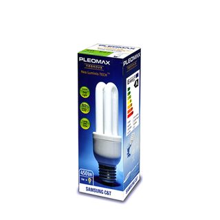 Pleomax 2U E27 9W Llambe 9Watt Warm White