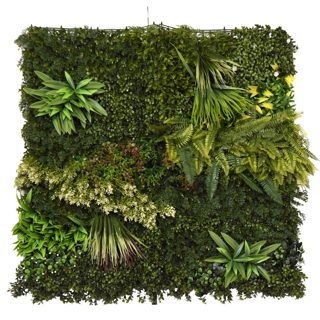 Giardino Verde Roma Gardh Me Gjethe Artificiale Meadow 100x100 M² 1507 Gjethe M² Ngjyra Jeshile Me Të Bardhë 100x100cm 3100gr