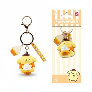 Yume Molang Pink Scooter Series Keychain Hello Kitty And Friends Pompompurin Tea Party