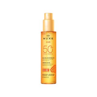 Fytyrë Dhe Trup SPF-50 Nuxe Vaj Nxirës