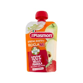 Plasmon Spremi e Gusta mollë dhe luleshtrydhe
