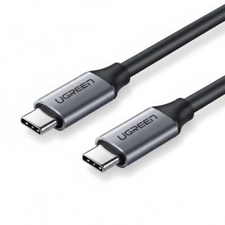 Ugreen 50751 USB-C To USB-C Charging And Data Transfer Up To 480Mbps 3A PD For Display Up To 4K And Charge Up To 1.5m Black 60W