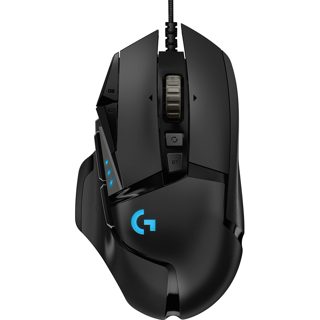 Logitech G502 1m HERO Wired 25K DPI Lightsync RGB USB-A Cable 2 Black 910-005471