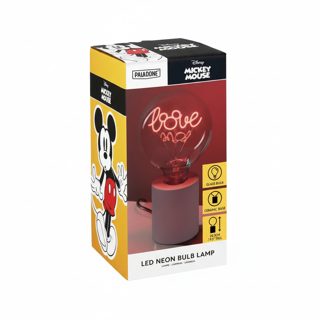 Disney Mickey Mouse Love Light Neon Bulb
