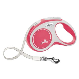 Flexi Comfort S litar drejtues për qen 5 m 15 kg i kuq