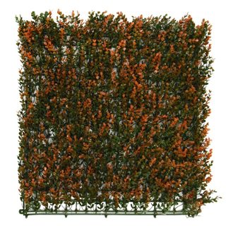Giardino Verde Buxus Gardh Me Gjethe Artificiale 50x50 M² 324 Gjethe M² Ngjyra Portokalli 50x50cm 550gr