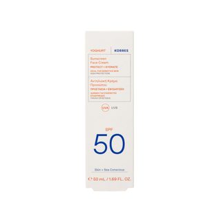 Face Sunscreen Cream SPF-50 Korres Yoghurt