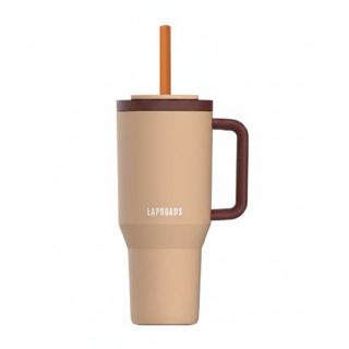 Kambukka Rio Tumbler Almond Dream Thermal Mug With Telescopic Straw 950 950ml