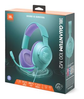 JBL 100M2 Quantum Wired Cyan