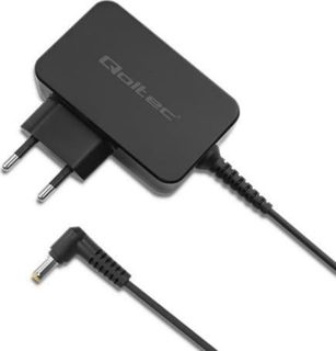 Karikues Qoltec 45W Laptopi 2.4A Prizë I Zi 19V 1.7mm