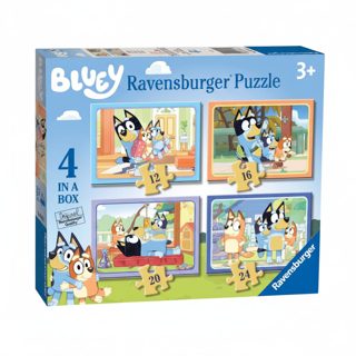 Ravensburger Bluey Four Shaped Puzzles