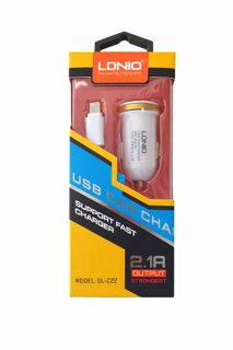 Ldnio DL-C22 USB Car Fast Charging For IOS Devices