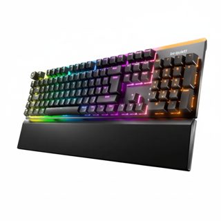 Be BT004U Quiet! Light Mount Silent Tactile Mechanical 1000Hz RGB QWERTY US Black