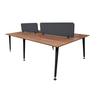 Legold Ps 04 Tavolinë Zyre Syprinë Melamine Strukturë Metali Teak Antrasit Persona 280x138x75