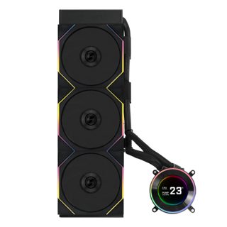 Lian Li Hydroshift II LCD-C 360 Cooler -C Liquid 3x TL Fans Black G89.GHS2LCD36TB.00