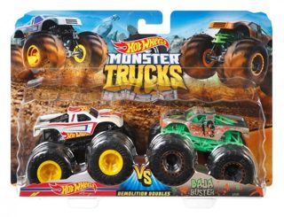 Hot Wheels Monster Trucks 1:64 2 Pack 2-pack Vehicle
