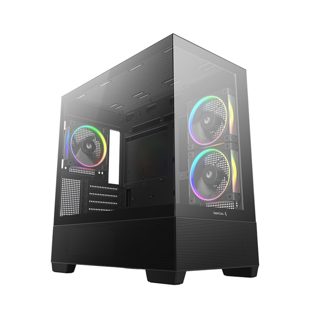 Deepcool CG380 ARGB Mid Tower Gaming Tempered Glass 4x Fans