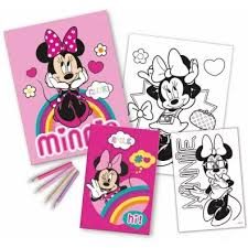 Disney Minnie Colouring Book Stickers