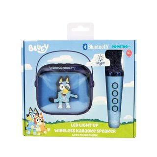 Popsing Bluey Karaoke With Microphone Led