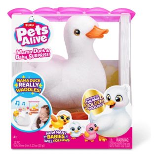 Pets Alive Mama Duck & Baby Surprise Plush