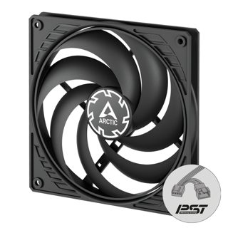 Arctic P14 ACFAN00268A M3 1x Slim PWM PST Up To 1,800 RPM Airflow 79.85 H Black 1x140mm 140mm