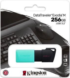 Kingston DataTraveler Exodia M 256GB M USB-A 3.2 1 Flash Drive